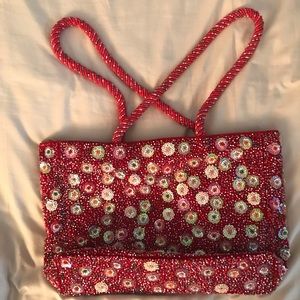 Unique Vintage Beaded Moschino Handbag